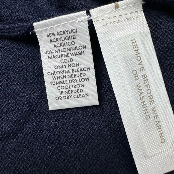 Loft Black Open Front Cardigan size Small - Picture 6 of 7